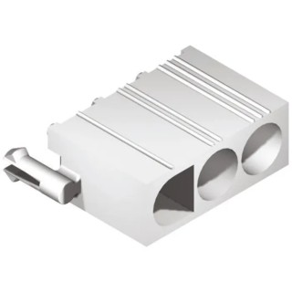 Molex STANDARD 0.093 in Series Straight Through Hole PCB Header 4 Contact, 6.71 mm Pitch, 1 Row, Shrouded 15-31-1046