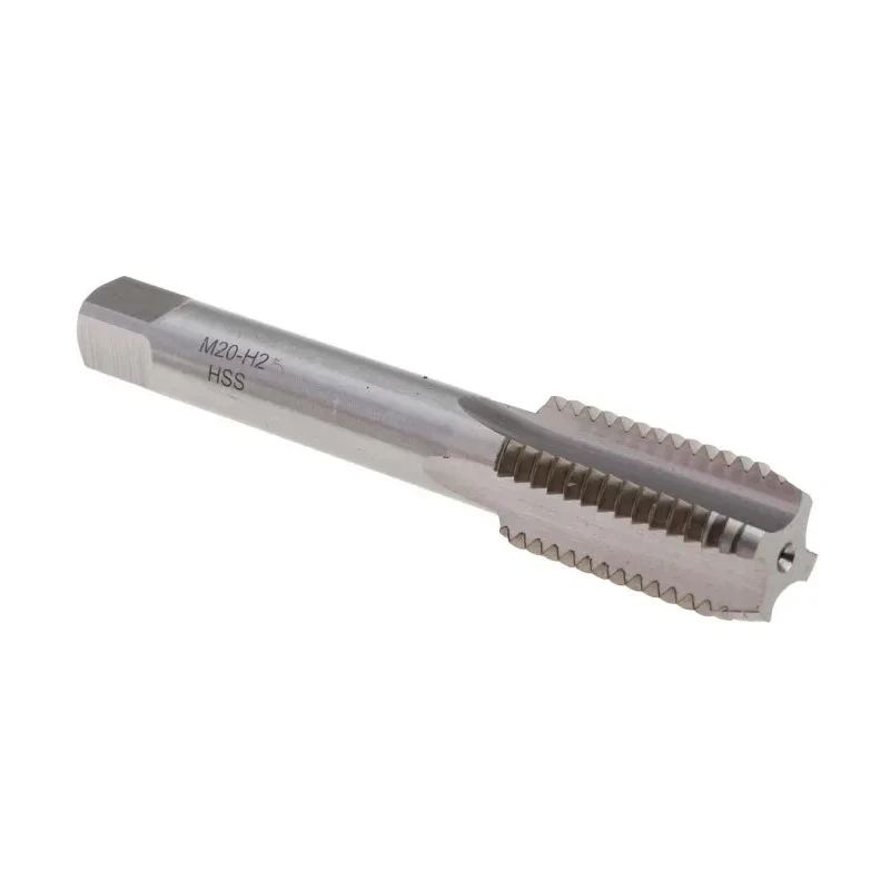 RS PRO Metric Standard Straight Flute Hand Tap Set, M20 Thread Size, HSS Material, 2 Pieces, ISO Standard, 112mm 152-372