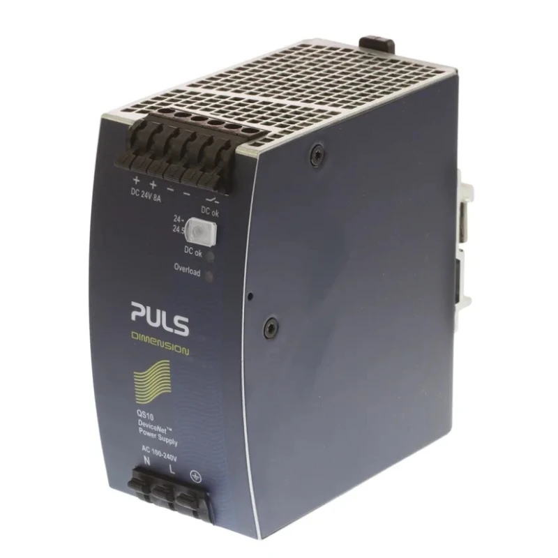 PULS DIMENSION Switched Mode DIN Rail Power Supply 240V AC Input 24.5V DC, 8A Output, 192W QS10.DNET