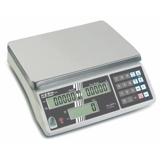 Kern Electronic Weighing Scale 15kg Capacity, 1 g Resolution, Stainless Steel Plate CXB 15K1/RS