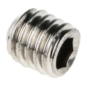 RS PRO Stainless Steel M6 x 6 mm Grub Screw Plain Cup 137-815