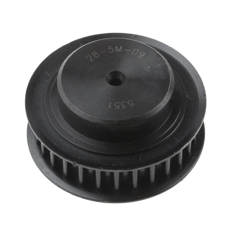 RS PRO Steel Timing Belt Pulley 9 mm Width 5 mm Pitch 28 Tooth PB PULLEY 5M-09MM 28T