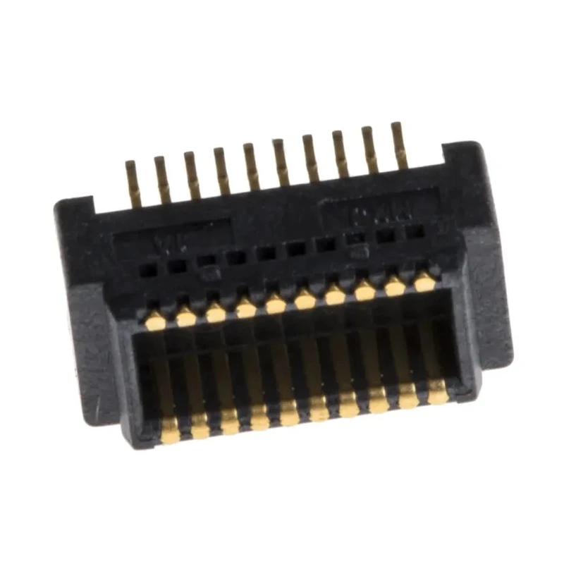 Molex SlimStack Series Straight Surface PCB Header 20 Contacts 0.5 mm Pitch 2 Row Shrouded 53916-0208