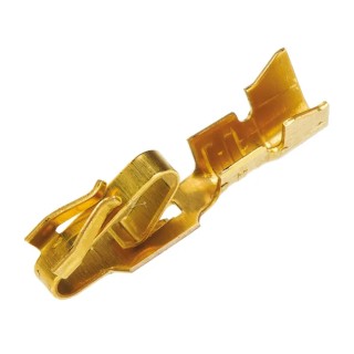 Molex 6838 Series Female Crimp Terminal, Gold Plated Phosphor Bronze Contact, 7A Current, 20 AWG Min / 18 AWG Max 08-58-0189
