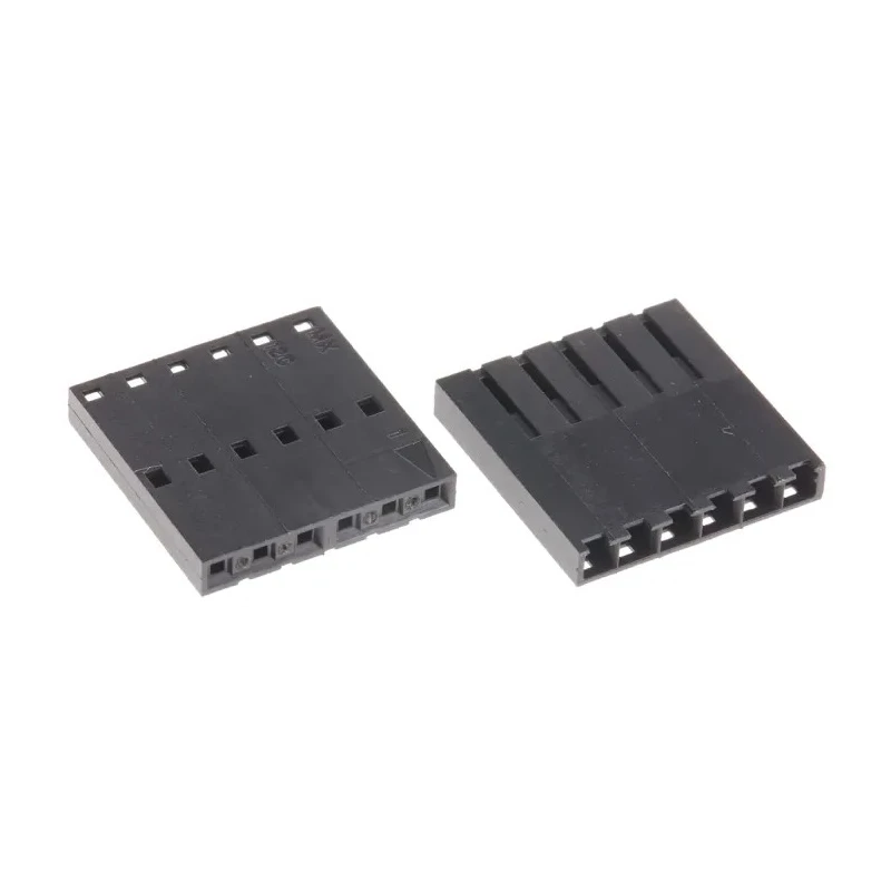 Molex SL Female Connector Housing 2.54 mm Pitch 6 Way 1 Row Straight 50-57-9006