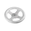 RS PRO Silver Stainless Steel Hand Wheel 200 mm Diameter 237-255