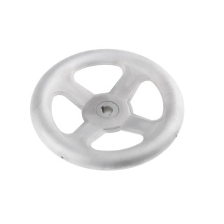 RS PRO Silver Stainless Steel Hand Wheel 200 mm Diameter 237-255