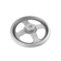 RS PRO Silver Stainless Steel Hand Wheel 200 mm Diameter 237-255