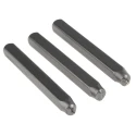 RS PRO 4 mm 9 Piece Engraving Punch Set for Permanent Identification Marking 251-700