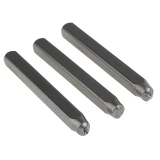 RS PRO 4 mm 9 Piece Engraving Punch Set for Permanent Identification Marking 251-700