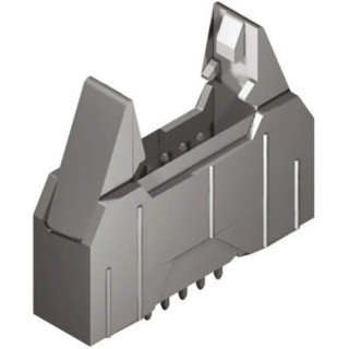 Molex QF-50 Series Straight Through Hole PCB Header 14 Contacts 2.54 mm Pitch 2 Row Shrouded 90571-1141