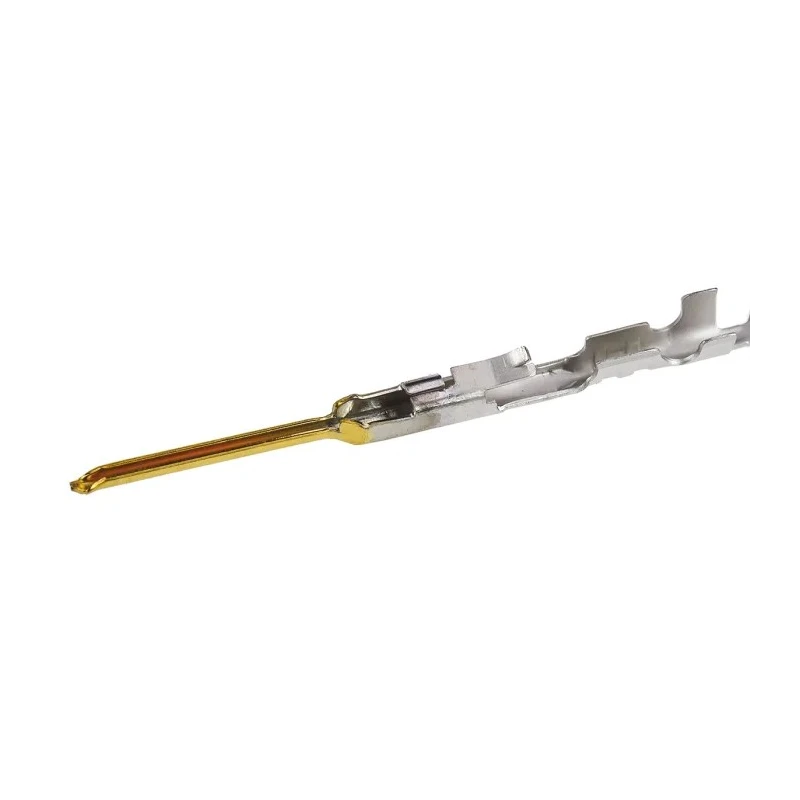 Molex 70021 Series Male Crimp Terminal, 30 AWG Min Crimp, 24 AWG Max, Gold Plated Phosphor Bronze Contact, 3A 16-02-0078