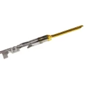 Molex 70021 Series Male Crimp Terminal, 30 AWG Min Crimp, 24 AWG Max, Gold Plated Phosphor Bronze Contact, 3A 16-02-0078