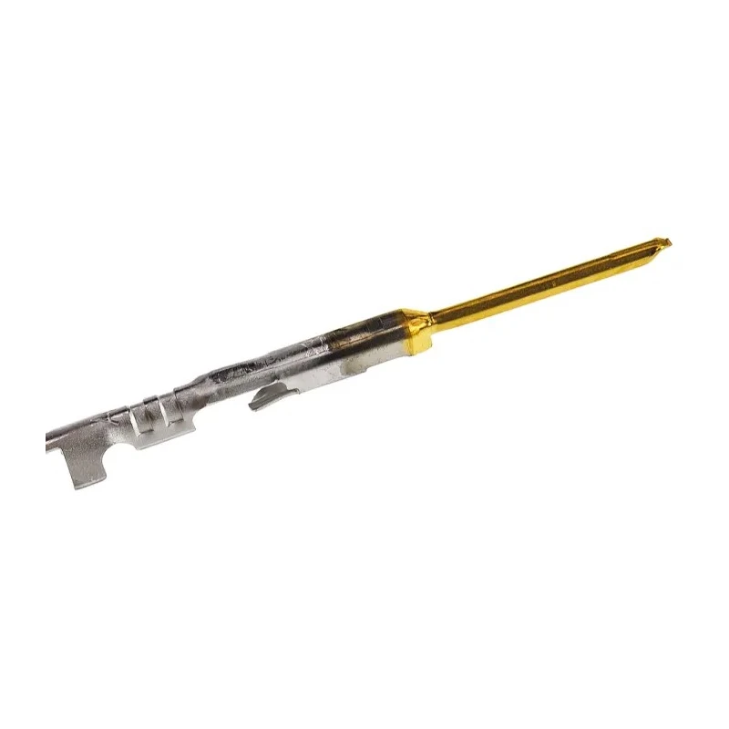 Molex 70021 Series Male Crimp Terminal, 30 AWG Min Crimp, 24 AWG Max, Gold Plated Phosphor Bronze Contact, 3A 16-02-0078