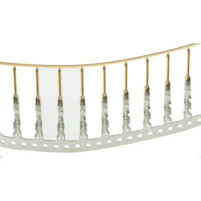 Molex 70021 Series Male Crimp Terminal 3A Current Gold Plated Phosphor Bronze Contact 24 AWG Min, 22 AWG Max 16-02-0081