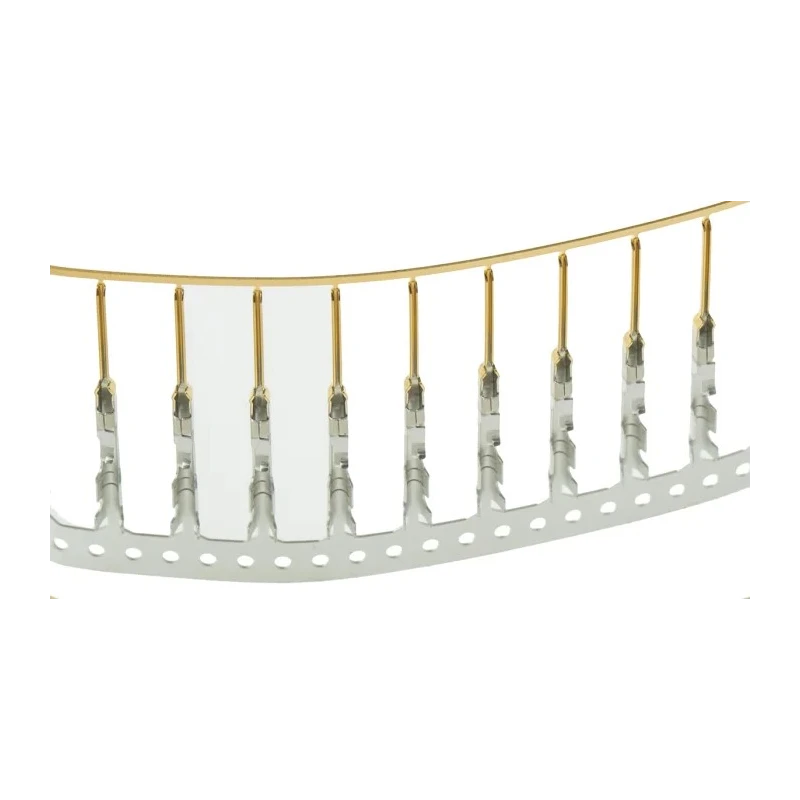 Molex 70021 Series Male Crimp Terminal 3A Current Gold Plated Phosphor Bronze Contact 24 AWG Min, 22 AWG Max 16-02-0081