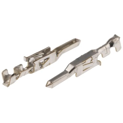 Molex 5558 Series Male Crimp Terminal 9A Current Rating, 28 AWG Min, 22 AWG Max, Brass Contact Material 39-00-0048