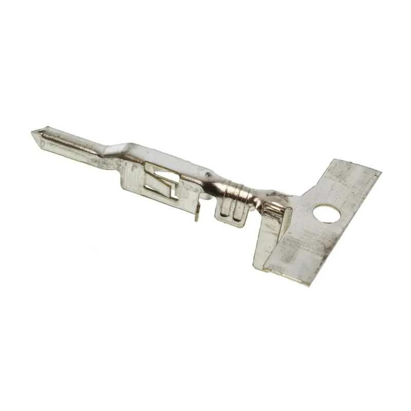 Molex 5558 Series Male Crimp Terminal, Mini-Fit Jr Compatible, 24 AWG Min, 18 AWG Max, 9A Current, Brass Contact 39-00-0040