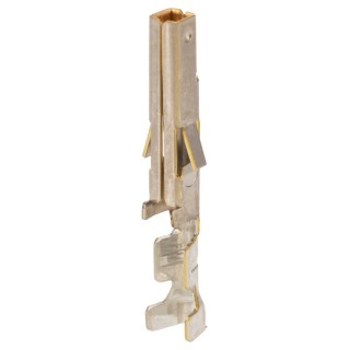 Molex 5556 Series Female Crimp Terminal 28 AWG Min Crimp 22 AWG Max, Brass with Gold Plating, 9A Current Capacity 39-00-0434