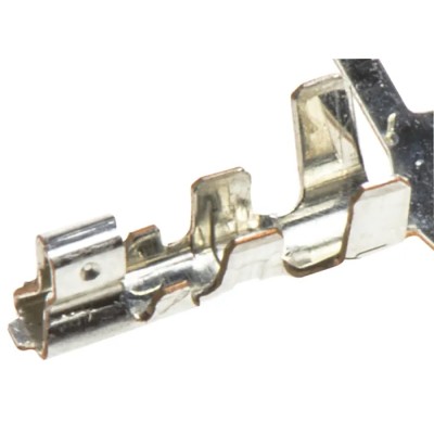 Molex 87421 Series Female Crimp Terminal, Crimp Termination, 24 to 30 AWG, 2.5A Current, Tin Plated, Phosphor 87421-0000
