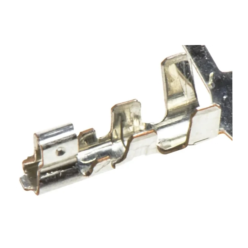 Molex 87421 Series Female Crimp Terminal, Crimp Termination, 24 to 30 AWG, 2.5A Current, Tin Plated, Phosphor 87421-0000