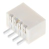 Molex Pico-SPOX Series Right Angle Surface PCB Header 4 Contact, 1.5 mm Pitch, 1 Row, Shrouded 87438-0443