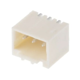 Molex Pico-SPOX Series Right Angle Surface PCB Header, 3 Contacts, 1.5 mm Pitch, 1 Row, Shrouded 87438-0343