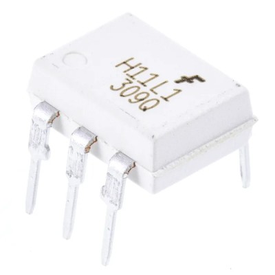 Fairchild Semiconductor DC Input Optocoupler, Through Hole Mount, 6-Pin DIP Package, 1 Channel, 1.5V Max Forward H11L1M