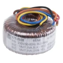 RS PRO 230 V AC Toroidal Transformer 2 x 18 V 15 VA VDE0570 Class II IEC61558 Class II EN61558 Class II 671-8928