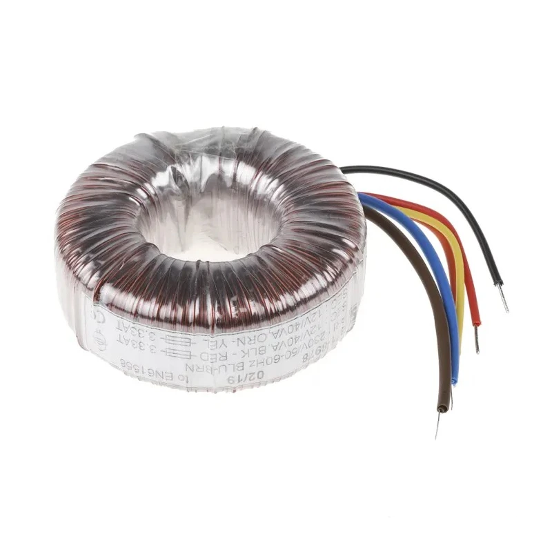 RS PRO 230 V ac 2 x 12 V ac Toroidal Transformer 2 Output 80 VA 671-8978