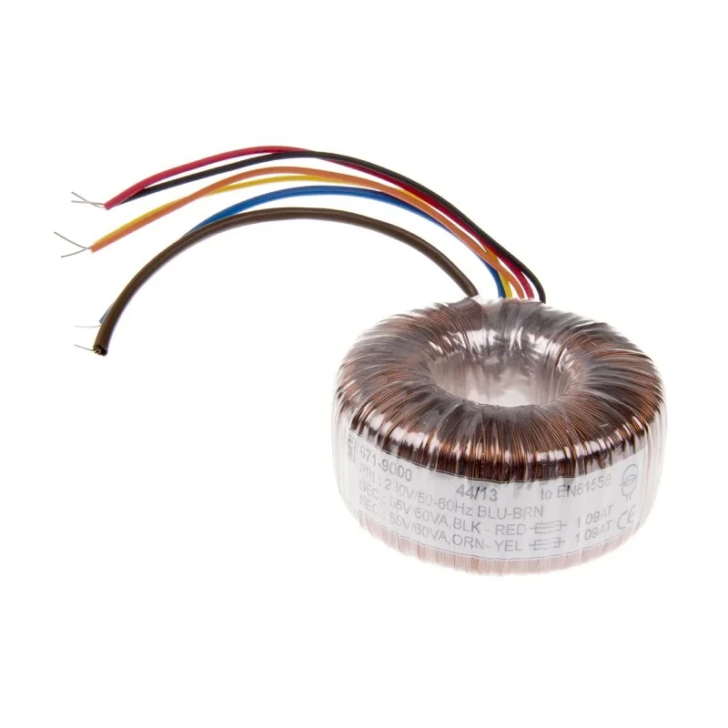 RS PRO 230 V ac 2 x 55 V ac Toroidal Transformer 2 Output 120 VA 671-9000