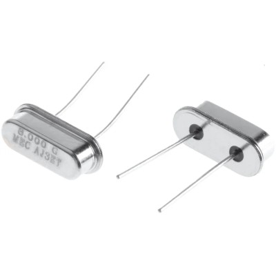 MERCURY 8 MHz Crystal ±30 ppm HC-49-US Through Hole 2-Pin 10.7mm x 4.3mm x 3.5mm HUS-8.000-18-30/50/4085