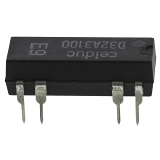 Celduc PCB Reed Relay 5V DC Coil DPST Contact Configuration 100V DC Max 0.5A Max 200 Ω Coil Resistance D32A3100