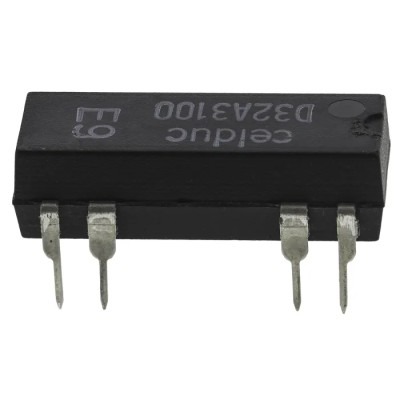 Celduc PCB Reed Relay 5V DC Coil DPST Contact Configuration 100V DC Max 0.5A Max 200 Ω Coil Resistance D32A3100