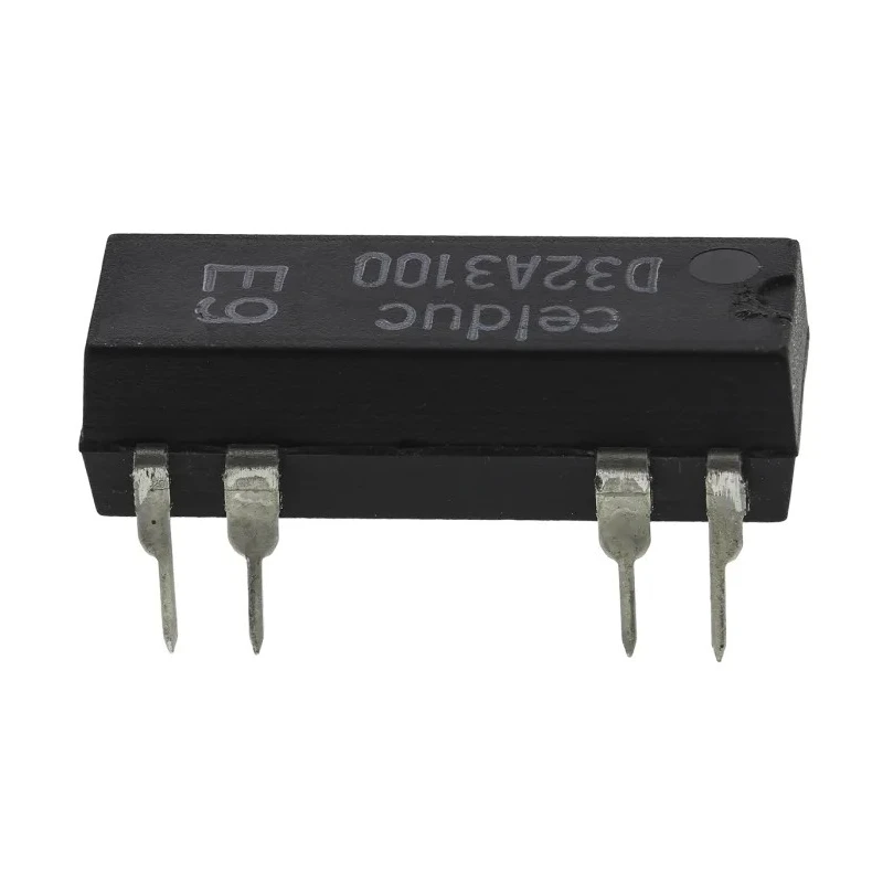 Celduc PCB Reed Relay 5V DC Coil DPST Contact Configuration 100V DC Max 0.5A Max 200 Ω Coil Resistance D32A3100