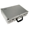 Viso Storage Metal Transit Case Aluminium, Silver, Lockable, Foam Padded Interior STC 911P