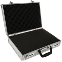 Viso Storage Metal Transit Case Aluminium, Silver, Lockable, Foam Padded Interior STC 911P