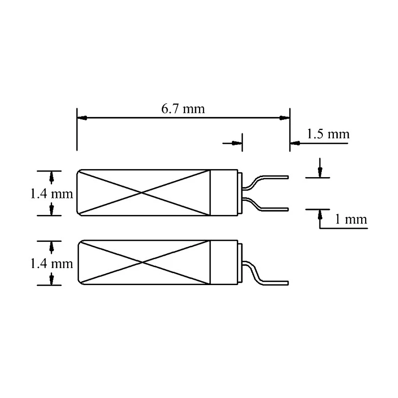 Micro Crystal 32.768 kHz Crystal Standard Frequency 32.768kHz Load Capacitance 12.5pF Surface Mount 2-Pin MS3V-T1R