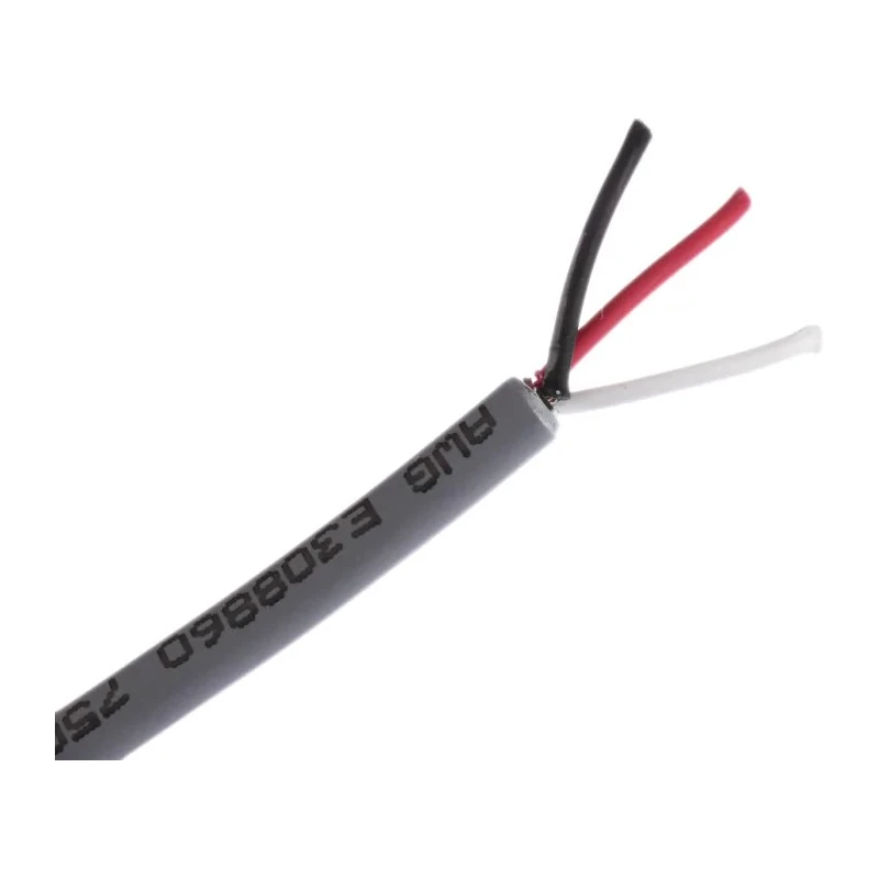 Alpha Wire Alpha Essentials LSZH Communication & Control Data Cable 3 Pairs 3 Cores 0.35 mm² 30 m Grey Sheath 1173L SL005
