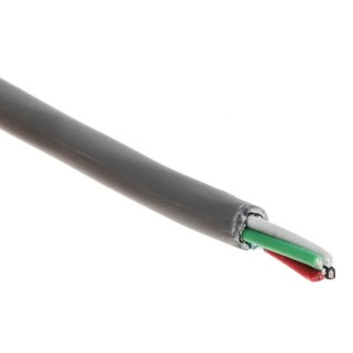 Alpha Wire Alpha Essentials LSZH Communication & Control Series Data Cable 2 Pairs 4 Cores 0.35 mm² 300V 30 m 2466L SL005