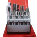 RS PRO Tap & Drill Set, M3 x M12 Thread Size, Metric Standard, HSS Material, Black Finish, Hand Tap, 22 Pieces 673-4702