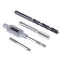 RS PRO Tap & Drill Set, M3 x M12 Thread Size, Metric Standard, HSS Material, Black Finish, Hand Tap, 22 Pieces 673-4702