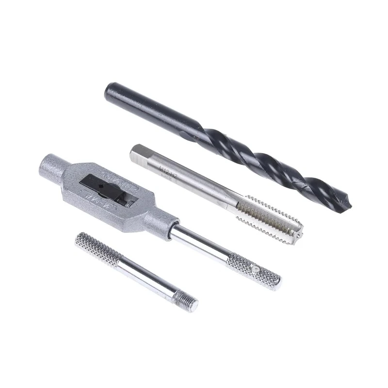 RS PRO Tap & Drill Set, M3 x M12 Thread Size, Metric Standard, HSS Material, Black Finish, Hand Tap, 22 Pieces 673-4702