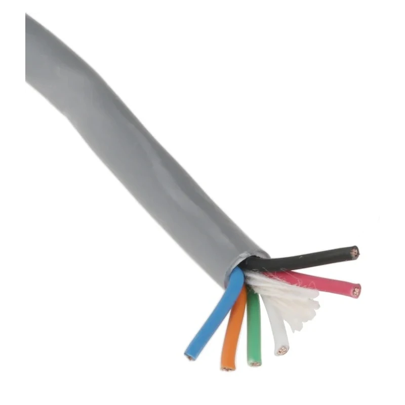 Alpha Wire Alpha Essentials LSZH Communication & Control Series Data Cable 6 Cores 0.35 mm² 30 m Grey Sheath Low 1176L SL005