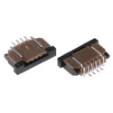 Amphenol Communications Solutions 1 mm Pitch 4 Way Right Angle Female FPC Connector ZIF Bottom Contact SFW4R-1STE9LF