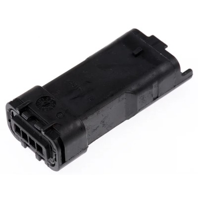 Delphi 211PL Female Connector Housing, 4 Contacts, 3.33 mm Pitch, 1 Row Straight 211PL042S0011