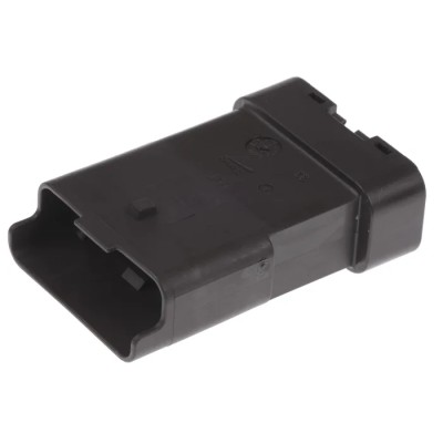 Delphi 211PL Male Connector Housing, 3.33 mm Pitch, 6 Way, 1 Row Straight 211PL062S1049