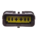 Delphi 211PL Male Connector Housing, 3.33 mm Pitch, 6 Way, 1 Row Straight 211PL062S1049