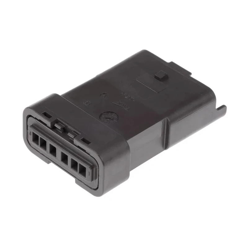 Delphi 211PL Male Connector Housing, 3.33 mm Pitch, 6 Way, 1 Row Straight 211PL062S1049