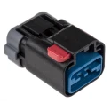 Delphi Apex Automotive Connector Female Sealed Coupling Housing Cable Mount 6 Contacts 2.8mm Diameter 125°C 54200608